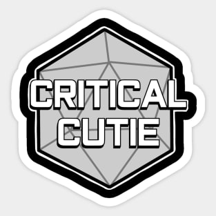 Critical Cutie Sticker